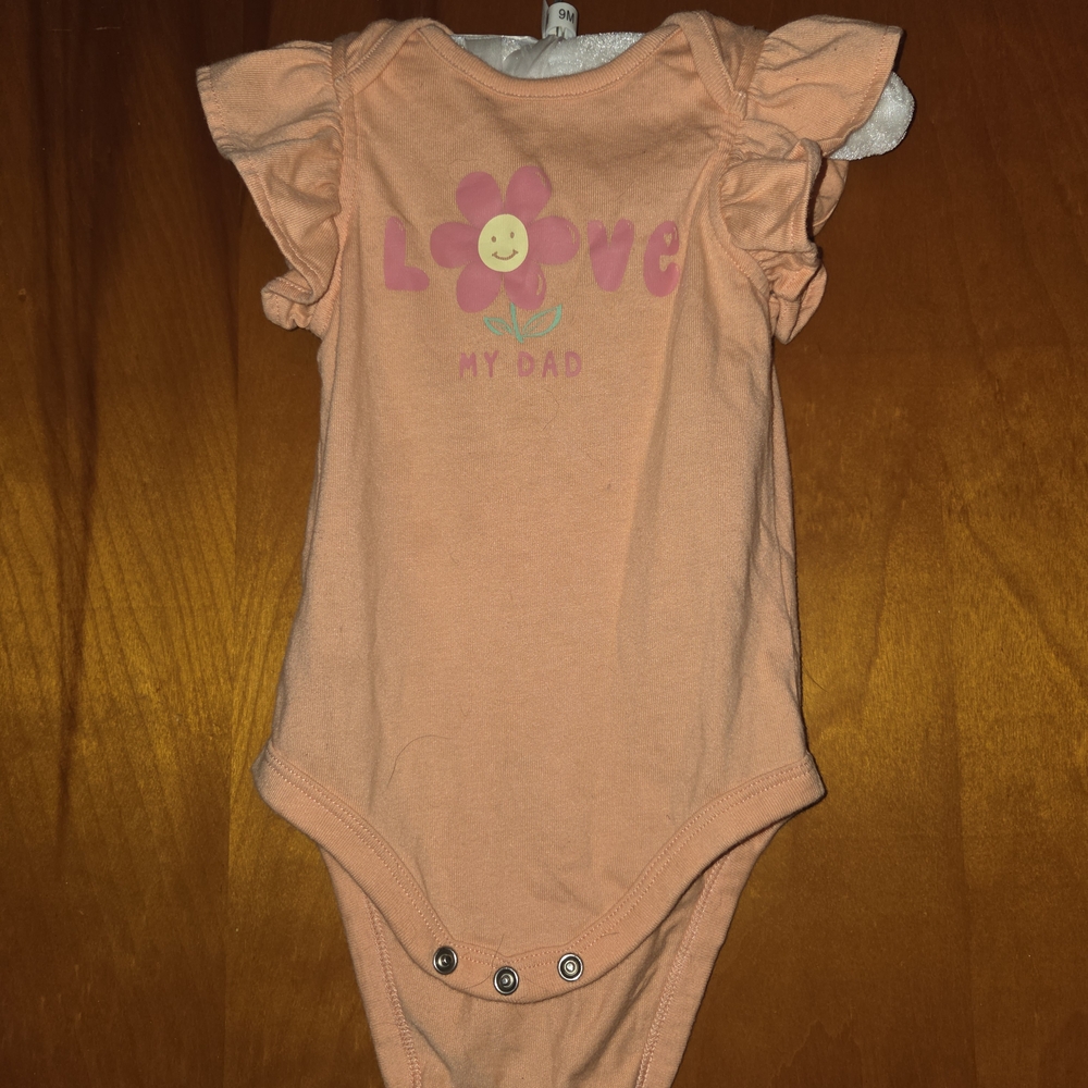 Garanimals Peach Love My Dad Bodysuit